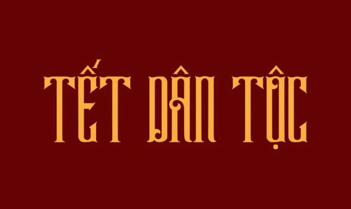 Font chữ Tết ấn tượng - Font MTD Briliants Typeface.