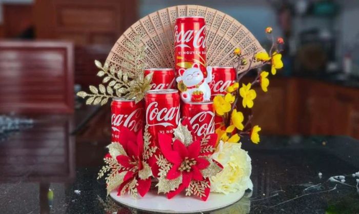 Tháp nước kết hợp cùng những lời chúc ý nghĩa