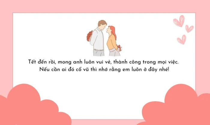 Lời chúc Tết dành cho crush con trai đầy thu hút