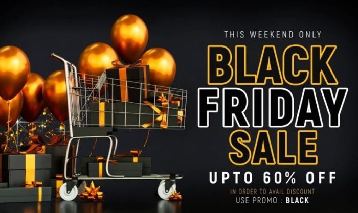 Gợi ý thiết kế áp phích Black Friday độc đáo