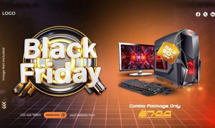 Ý tưởng sáng tạo để thiết kế banner Black Friday