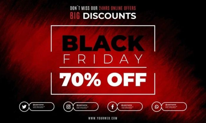 Thiết kế banner Black Friday sale off đẹp mắt và chuyên nghiệp