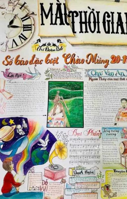Những mẫu báo tường sáng tạo và đạt giải cao