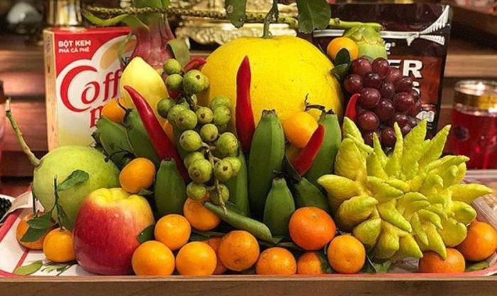 Mẫu mâm ngũ quả Tết 2025 ấn tượng và đẹp mắt