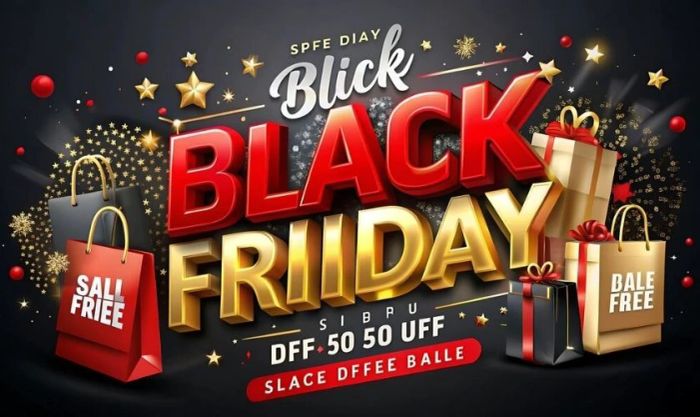 Black Friday với những banner gây ấn tượng mạnh