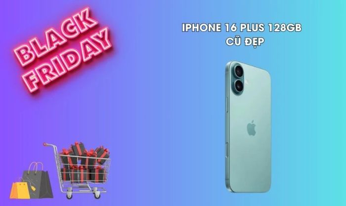 iPhone 16 Plus 128GB - Cũ đẹp với cấu hình mạnh mẽ, đừng bỏ lỡ cơ hội sở hữu ngay!