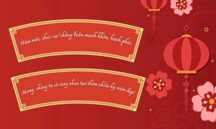 Những lời chúc Tết ý nghĩa dành cho vợ chồng