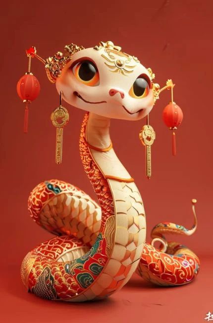 Hình nền Tết chibi dành riêng cho năm Ất Tỵ, hoàn hảo cho điện thoại của bạn