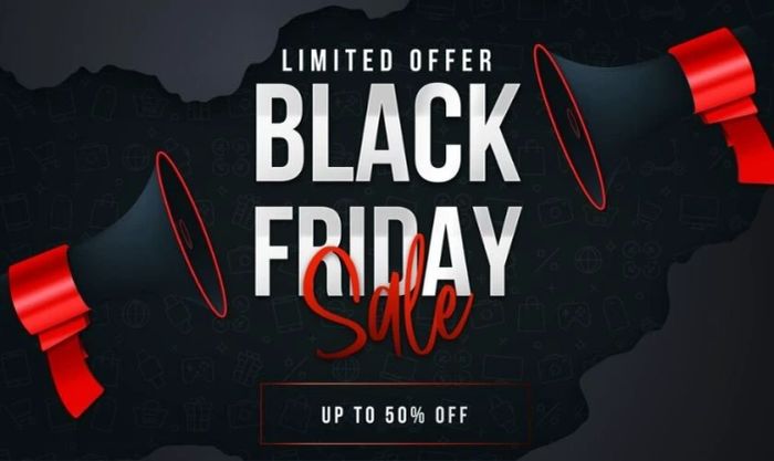 Áp phích Black Friday thiết kế đẹp mắt