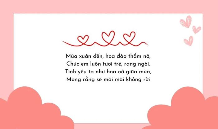 Thơ chúc Tết crush đảm bảo ghi điểm
