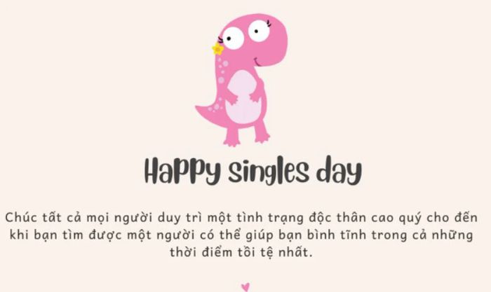 Lời chúc Ngày Lễ Độc Thân đầy ý nghĩa