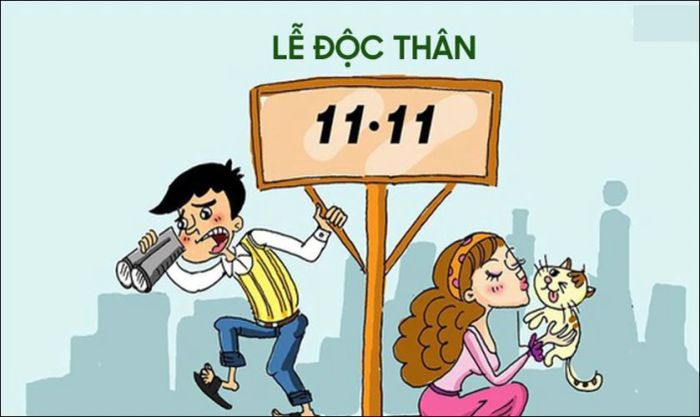 Ảnh vui nhộn và hài hước về ngày lễ độc thân 11-11
