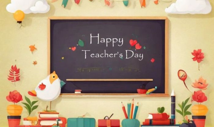 Backdrop 20/11 chủ đề mái trường tươi đẹp