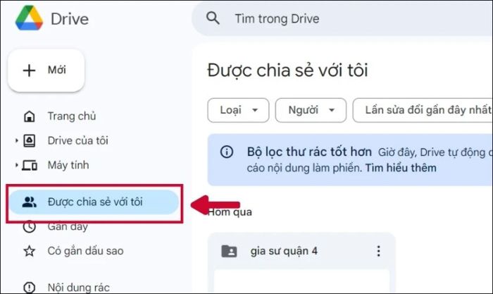 Cách tải ảnh, video và tập tin lên Google Drive của người khác bằng máy tính