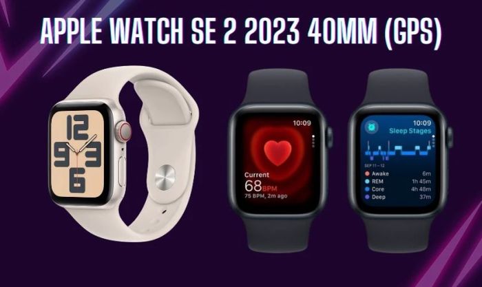 Apple Watch SE 2 2023 40mm (GPS) viền nhôm