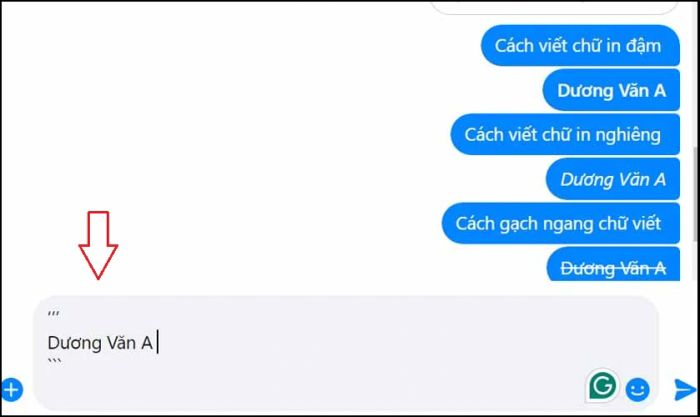 Hướng dẫn tạo ô chú thích cho đoạn chat trong Messenger