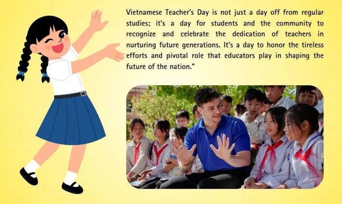 Bài văn về ngày 20/11 bằng tiếng Anh