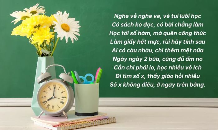 Bài vè đặc sắc về thầy giáo