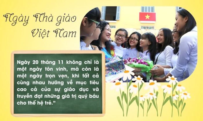 Bài viết về Ngày Nhà giáo Việt Nam xúc động