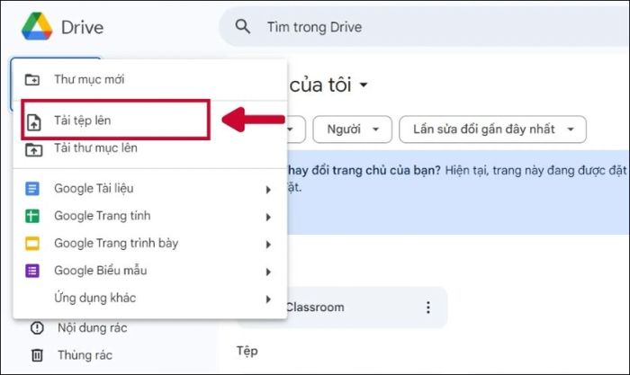 Hướng dẫn tải ảnh và video lên Google Drive từ máy tính
