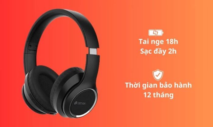 Tai nghe Devia Kintone Đen được giảm giá cực sốc