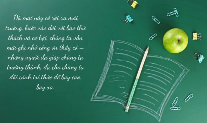 Phát biểu cảm nghĩ về người thầy thông qua bài xã luận 20/11