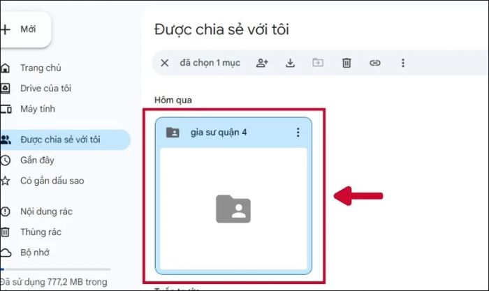 Cách tải ảnh, video và tập tin lên Google Drive của người khác bằng máy tính