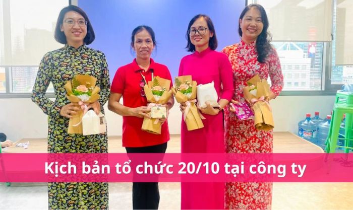 Kịch bản tổ chức sự kiện 20/10 tại công ty