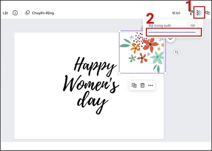 sắp xếp các sticker trang trí hợp lý
