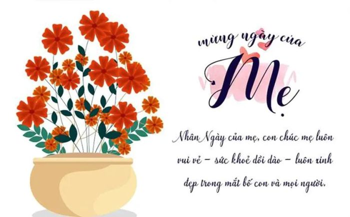 Lời chúc Ngày của Mẹ đầy ý nghĩa và tình cảm