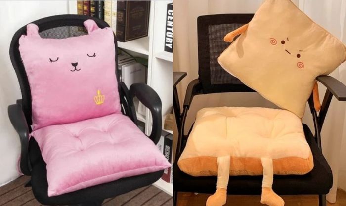 Tặng gối đệm ghế để nhân viên nữ được thoải mái khi làm việc
