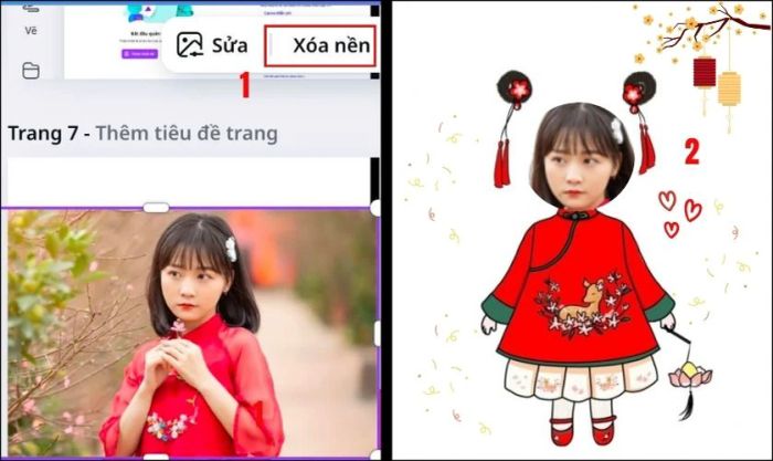 Sử dụng tính năng xóa nền để việc ghép ảnh trở nên dễ dàng hơn
