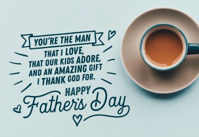Cha luôn là người hùng trong trái tim con – chúc mừng Ngày của Cha.