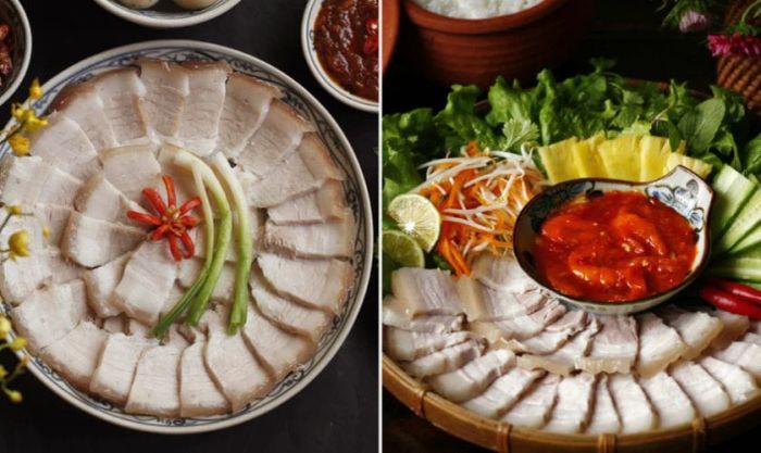 Thịt lợn thường xuất hiện trong mâm cúng vào những dịp lễ trọng đại