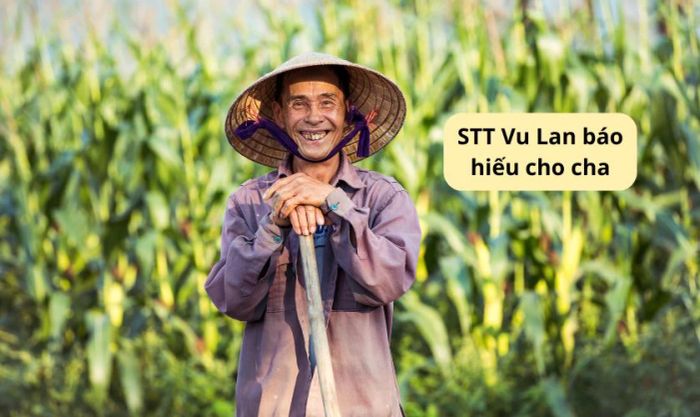 STT Vu Lan báo hiếu dành riêng cho cha, một cách tuyệt vời để bày tỏ tình yêu và lòng tri ân sâu sắc đối với người cha kính yêu.