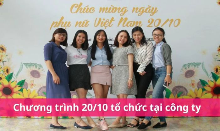 Chương trình 20/10 được tổ chức tại công ty