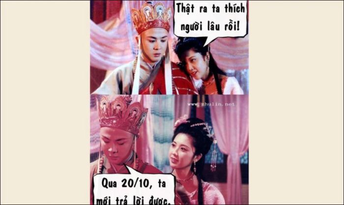 Hình ảnh chế hài hước về ngày 20/10