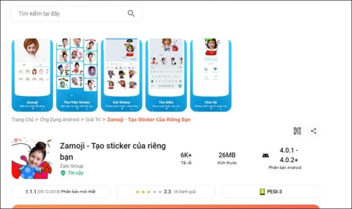 Zamoji - Ghép ảnh Tết theo phong cách dễ thương từ Zalo Group