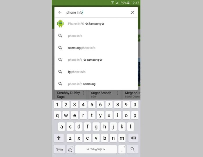 Kiểm tra số lần sạc, độ chai pin và chế độ tiết kiệm pin trên Samsung S8.