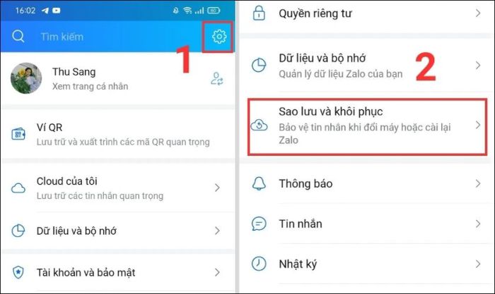 cách đồng bộ tin nhắn Zalo