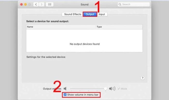 Tích chọn vào Show Volume in Menu Bar