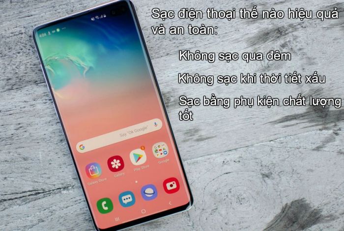 Các bước cần làm ngay sau khi kiểm tra tình trạng chai pin của điện thoại Samsung