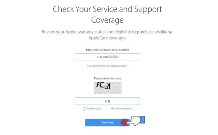 Cách kiểm tra bảo hành IMEI iPhone