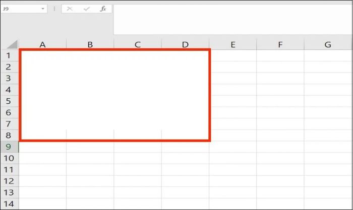 Xóa các đường kẻ ngang và dọc giữa các ô trong Excel