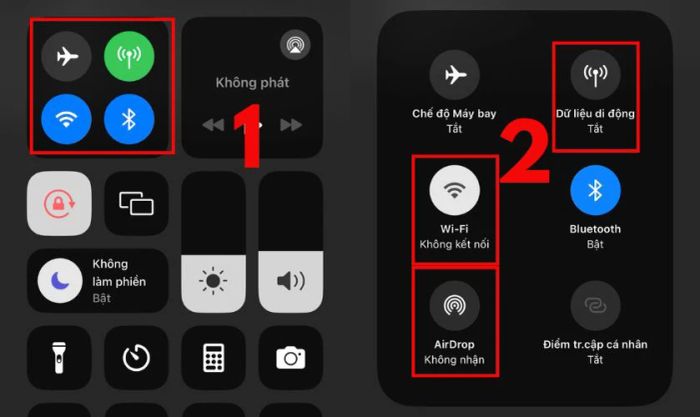 Ngắt kết nối khi không sử dụng