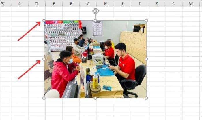 Hướng dẫn chèn ảnh vào Excel vừa khít ô dữ liệu