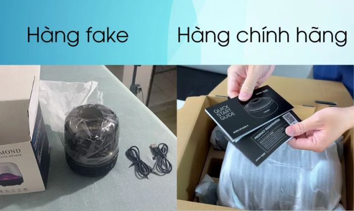 Phương pháp kiểm tra loa Harman Kardon chính hãng thông qua phụ kiện khi mở hộp