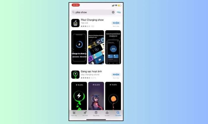Ứng dụng tạo hiệu ứng sạc pin đẹp cho iOS