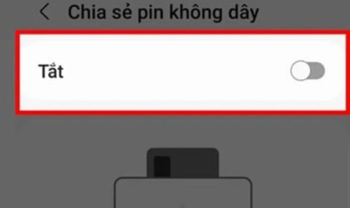 Hoàn thành quá trình chia sẻ pin trên Samsung