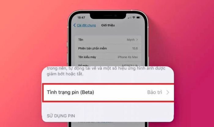 Tình trạng pin bảo trì là gì?